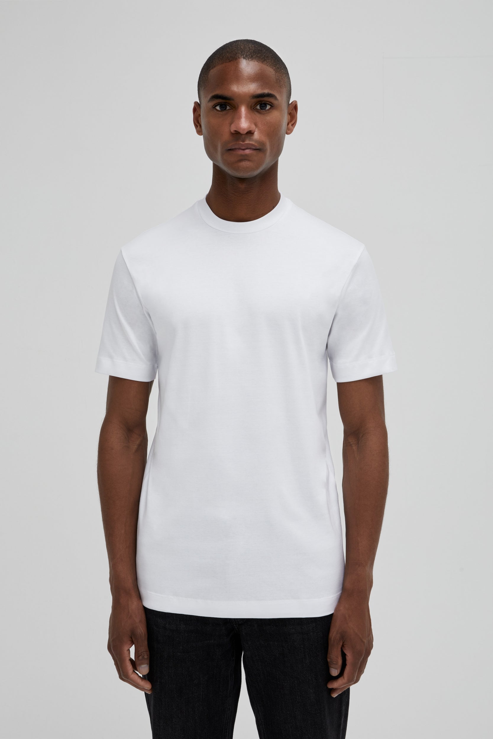 Valenza Interlock Supima T Shirt - White