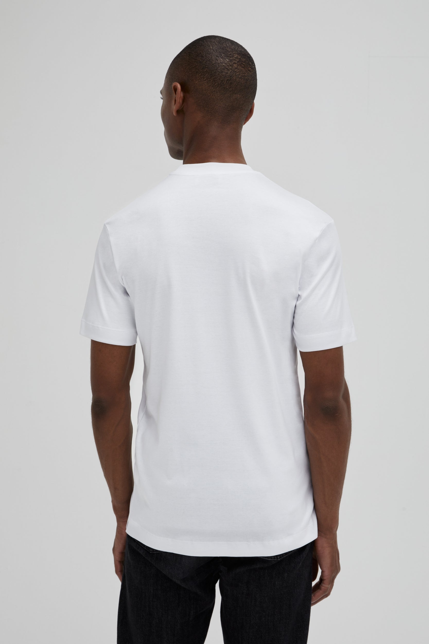 Valenza Interlock Supima T Shirt - White