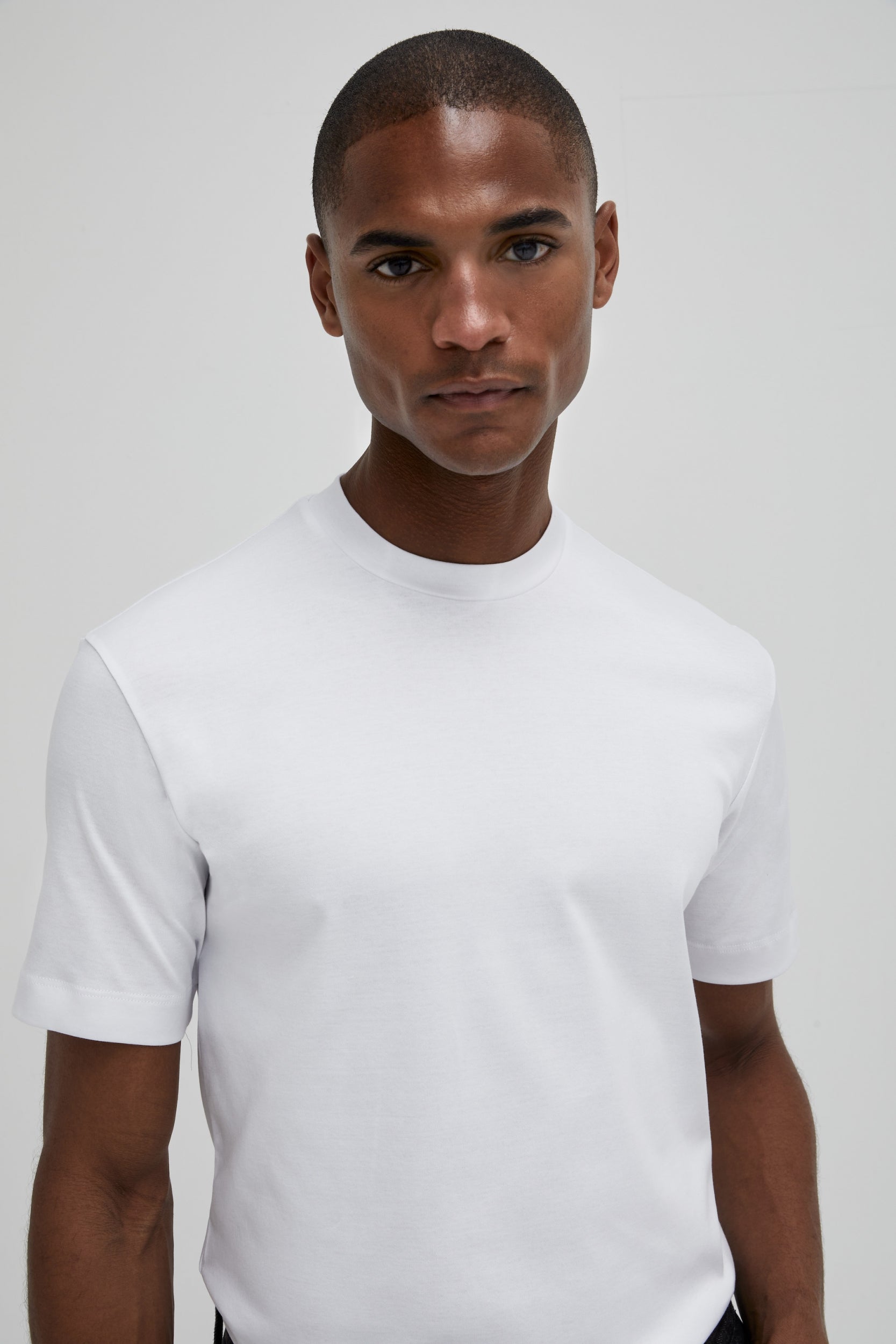 Valenza Interlock Supima T Shirt - White